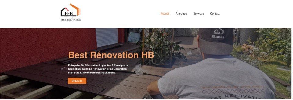 Aperçu du site Best Rénovation HB